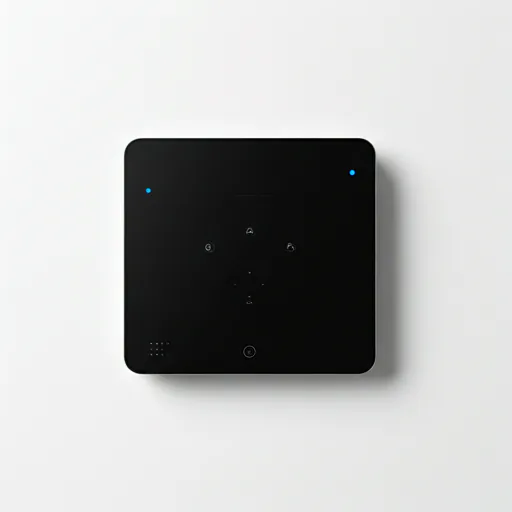 Sleek minimalist smart home control panel hardware