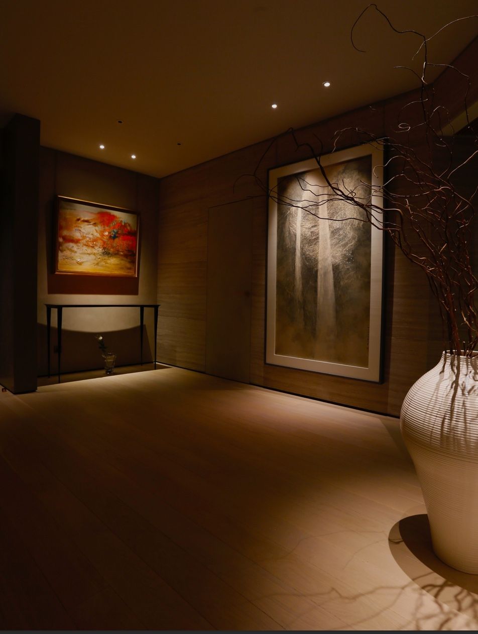 Modern geometric lighting design
