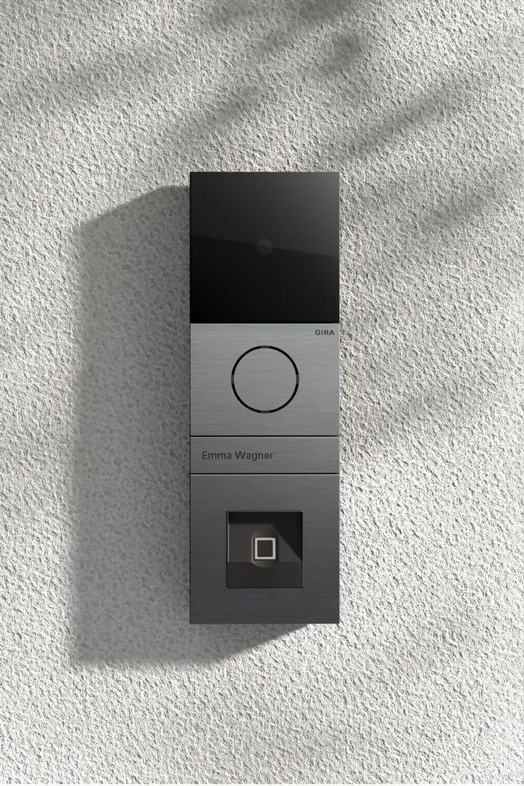 Smart lock biometric finger print control panel